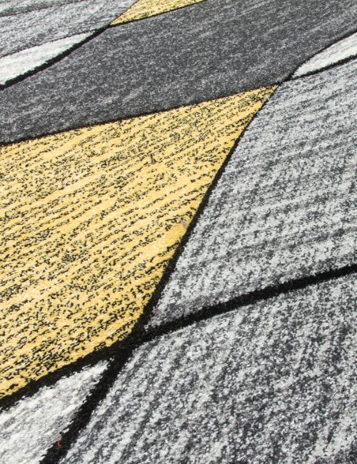 IMPULSE - 160 X 220 - WAVES - BLACK/YELLOW