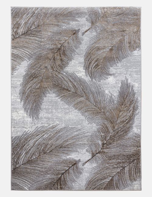 BOUTIQUE PLUMES GREY 80 X 150