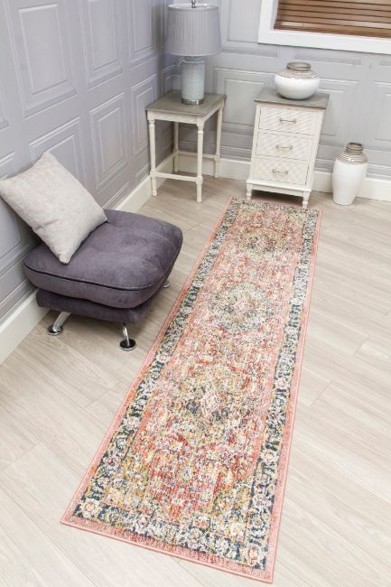 BOHO -   67 X 250 - MEDALLION - PINK