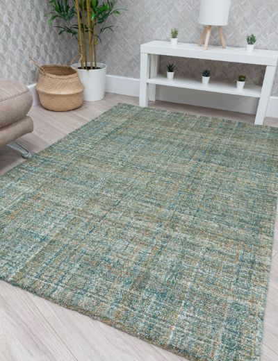 Lira Green Modern Rug 3
