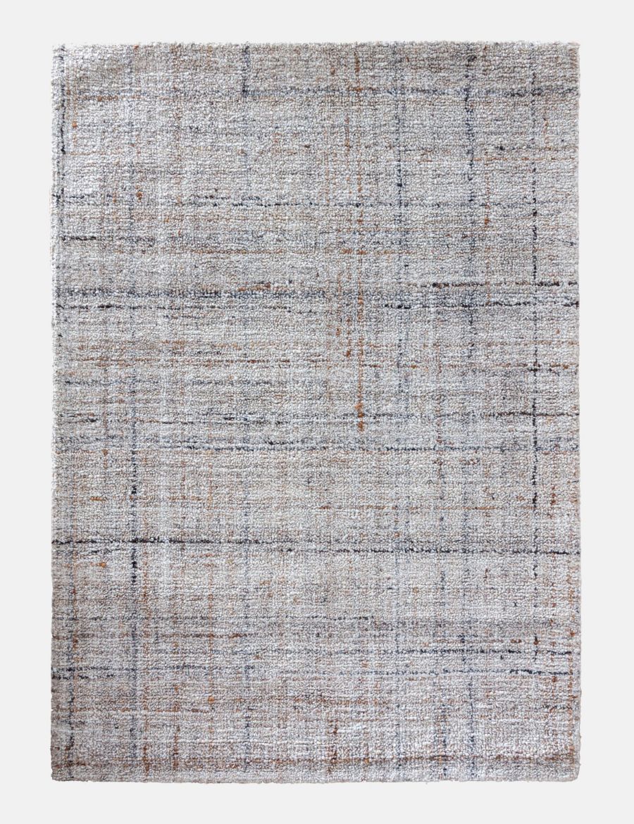 Lira Ivory Copper Modern Rug