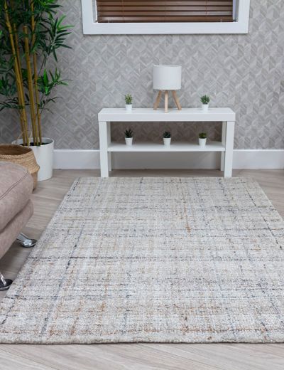 Lira Ivory Copper Modern Rug 2