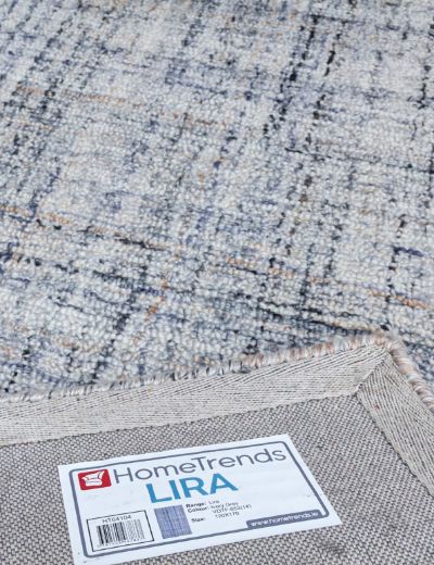 Lira Ivory Grey Modern Rug 8