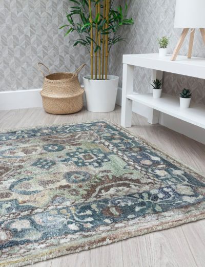 Verona Celeste Modern Rug 4